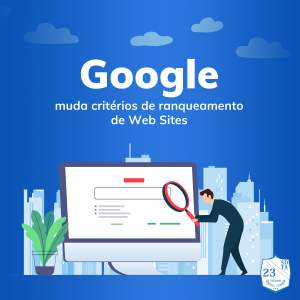 google muda critérios de ranqueamento de web site