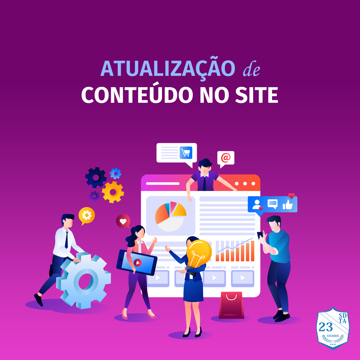 saiba mais sobre atualização de conteúdo no site